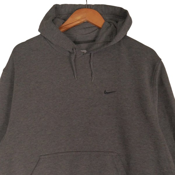 Vintage Y2K 2000s Nike Tonal Grey Hoodie Medium Carousel 2