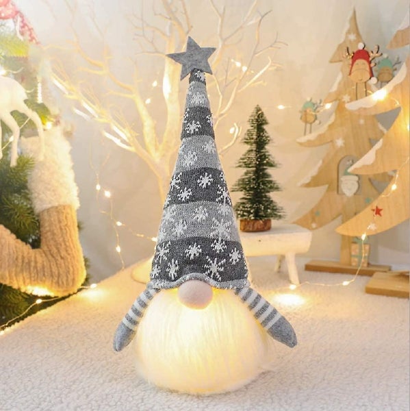 Luminous Christmas Handmade Stuffed Plush Doll Christmas Figurines For Home Dec Carousel 1