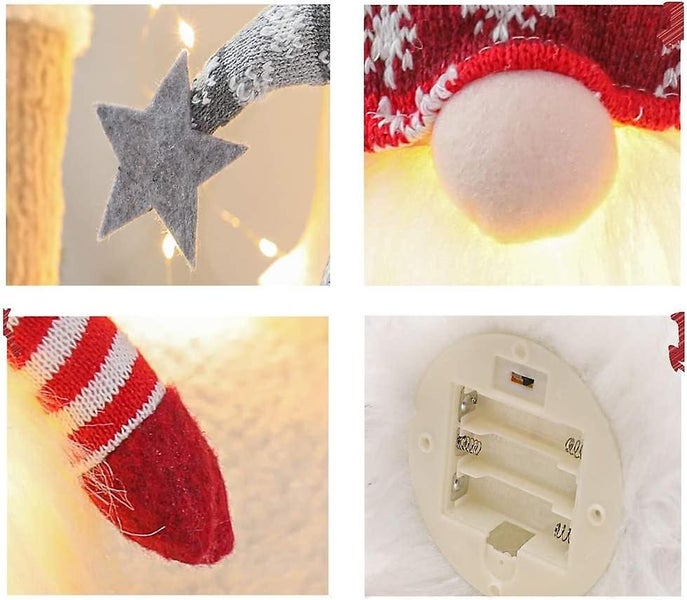 Luminous Christmas Handmade Stuffed Plush Doll Christmas Figurines For Home Dec Carousel 4