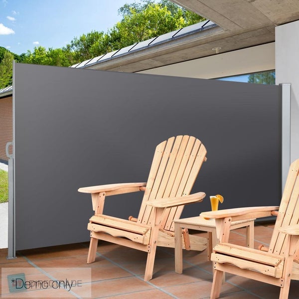 Retractable Awning shade 2M x 3M- Grey Carousel 1