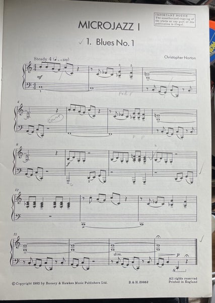 MicroJazz I by Christopher Norton Carousel 3