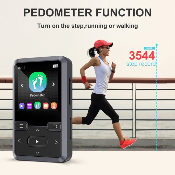 32GB Clip On MP3 Player with Bluetooth 5.0 (Black) Carousel 2