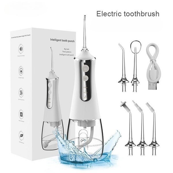 Cordless Water Flosser Oral Irrigator Waterproof Rechargeable Teeth Cleaner Carousel 1