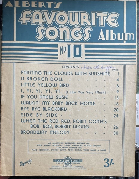 Albert's Favourite Songs Album No 10 Carousel 1
