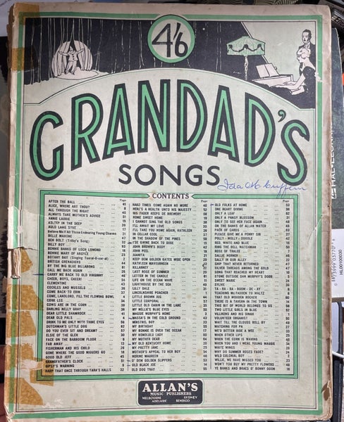 Vintage Grandad's Songs Carousel 1