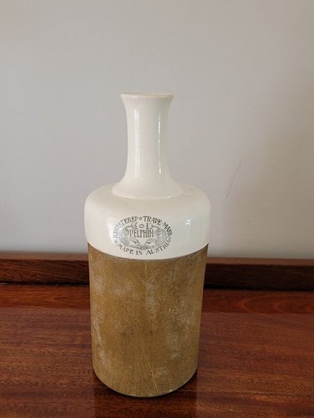 Vintage Austria Delphin Water Filter Natural Stone And Porcelain Bottle Carousel 1