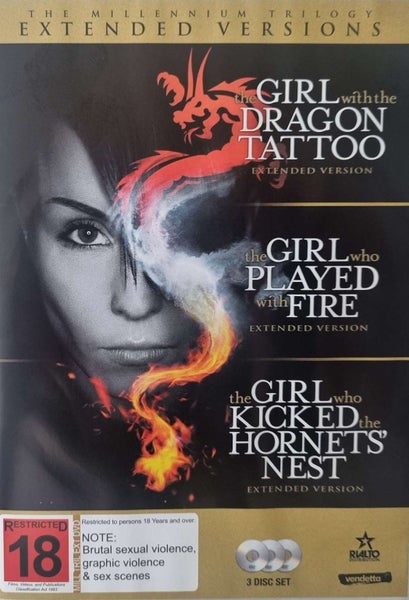 Millennium Trilogy: Girl with Dragon Tattoo / Played with Fire / Hornets' Nes...64547922365953110