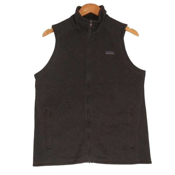 Patagonia Black Better Sweater Fleece Vest Jacket Large Carousel 1
