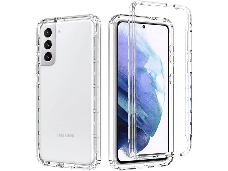 1x Shockproof Phone Case Cover for Samsung Galaxy S21 w Screen Protector Carousel 1