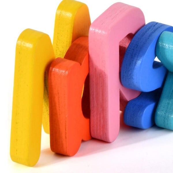 Letter Recognition Spelling Game Wooden Alphabet Learning Cards Word Practice C Carousel 5