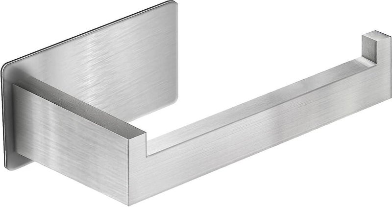 Toilet Paper Holder Mounted On The Wall Self-adhesive Stainless Steel Carousel 1