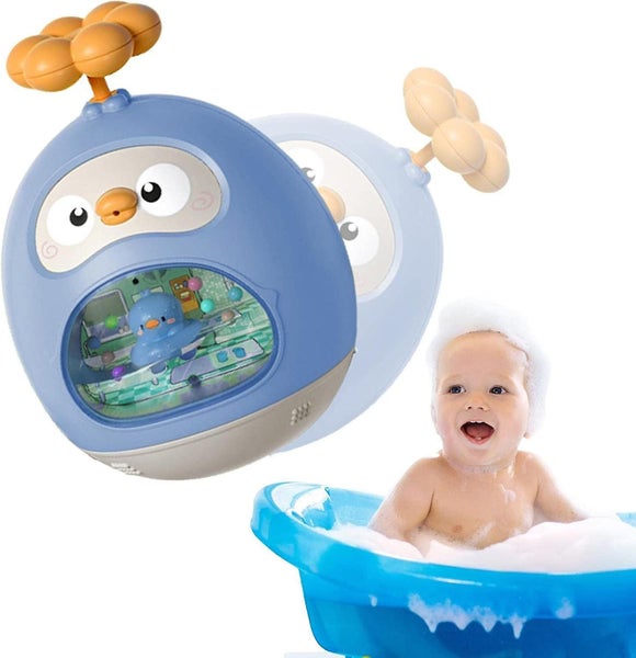 Tumbler Toy Children's Water Spray Toys Cartoon Not To Fall Bath Toys Baby Bath Carousel 5