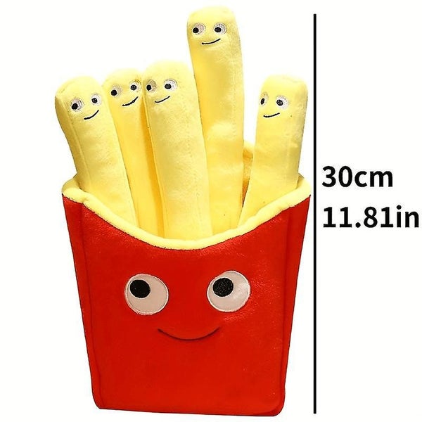 Plush Toy Emotional Support Smile French Fries Plush Stuffed Toy Plush Sofa Pil Carousel 2