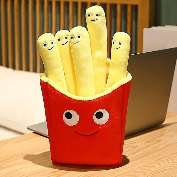 Plush Toy Emotional Support Smile French Fries Plush Stuffed Toy Plush Sofa Pil Carousel 5
