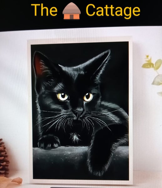 The Cattage - Cute 5D Cat Diamond Painting Kit Great For All Ages Carousel 1