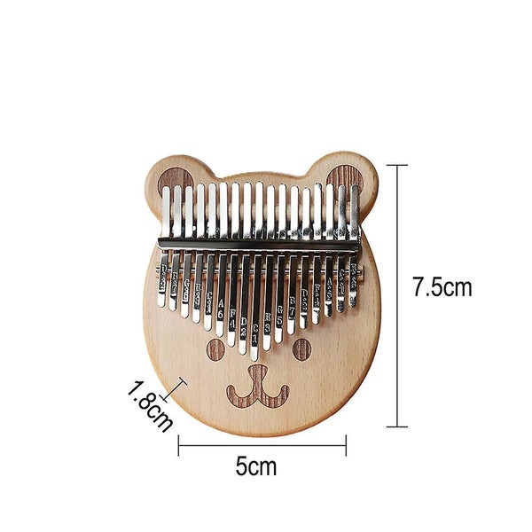 Wood Kalimba Finger Thumb Piano Marimba Musical Good Accessory Pendant Gift For Carousel 1