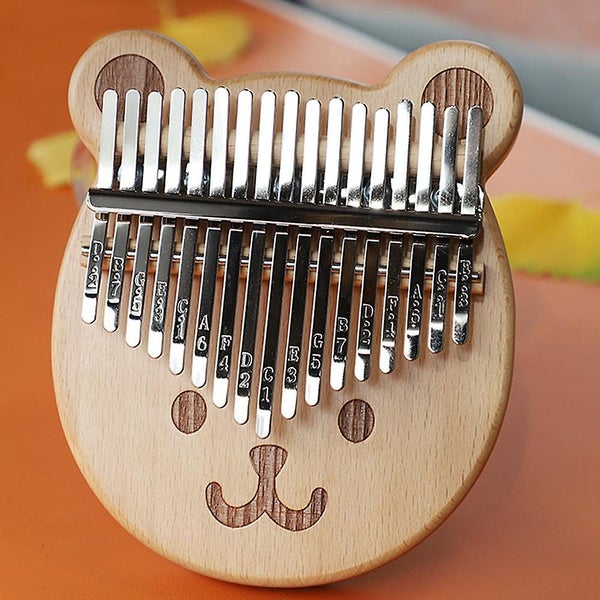 Wood Kalimba Finger Thumb Piano Marimba Musical Good Accessory Pendant Gift For Carousel 4
