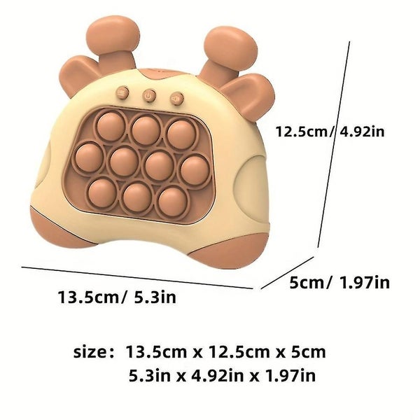 Push Bubbles Game Console Press Game Machine Pop It Console Puzzle Game Sensory Carousel 2