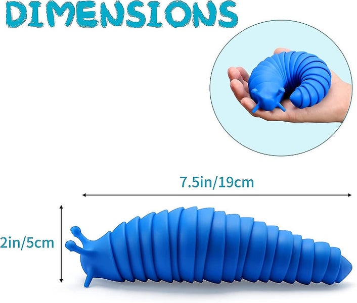 Tiktok Explosion Slug Decompression Toy Fidget Slug Vent Pop It Slug Decompress Carousel 2