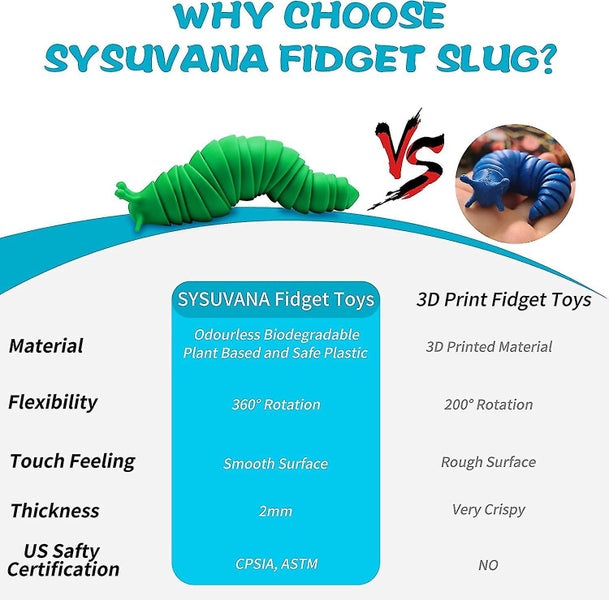 Tiktok Explosion Slug Decompression Toy Fidget Slug Vent Pop It Slug Decompress Carousel 5