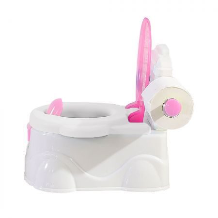 Kids Potty Seat Trainer Baby Safety Toilet Training Toddler Children Non Slip Carousel 2