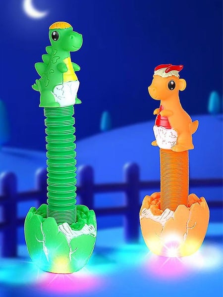 Decompression With Light Telescopic Tube Dinosaur Toy Belt Bb Called Decompress Carousel 2