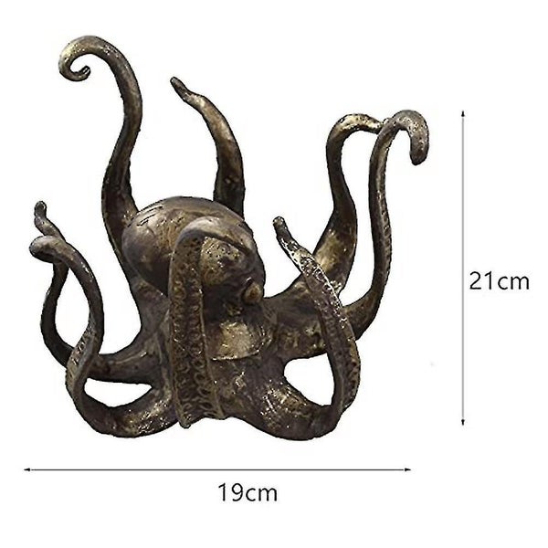 Octopus Cup Holder Coffee Mug Holder Resin Octopus Statue Ornament Carousel 5