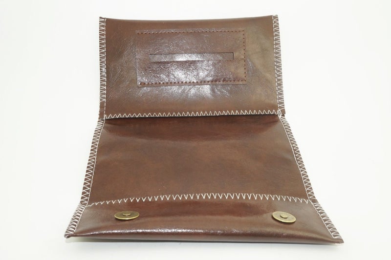 Cigarette Tobacco Pouch Leather Bag Case holder Wallet Filter Rolling Paper Gift Carousel 11