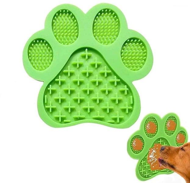 Dog Cat Lick Pad Peanut Butter Slow Feeder Dog Bowls Pet Dispensing Treat Mat S Carousel 1