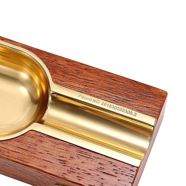 Cigar Ashtray Solid Wood Personality Large Smoke Trough Smoke Household Europea Carousel 4