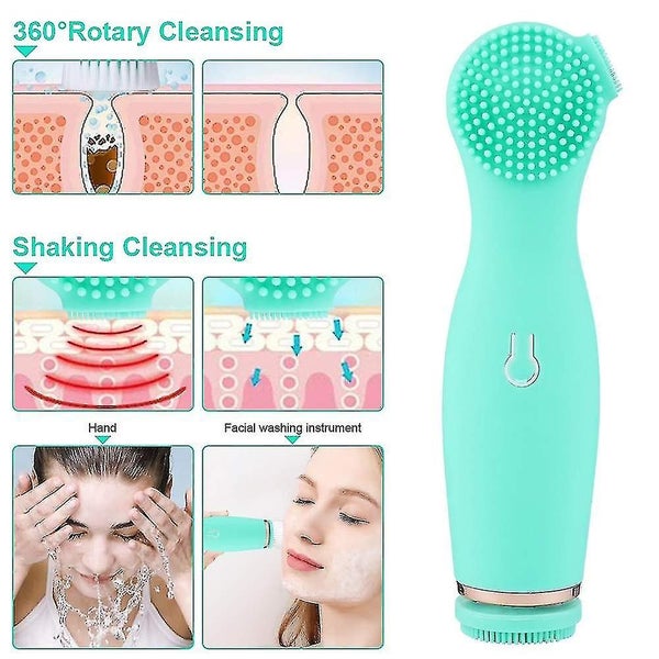 5 In 1 Electric Silicone Facial Cleanser Cleansing Brush Massage Imported Pore Carousel 5