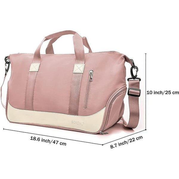 Women's Sports Bag Men's Travel Bag With Shoe Box And Wet Pocket Weekend Shoul Carousel 2