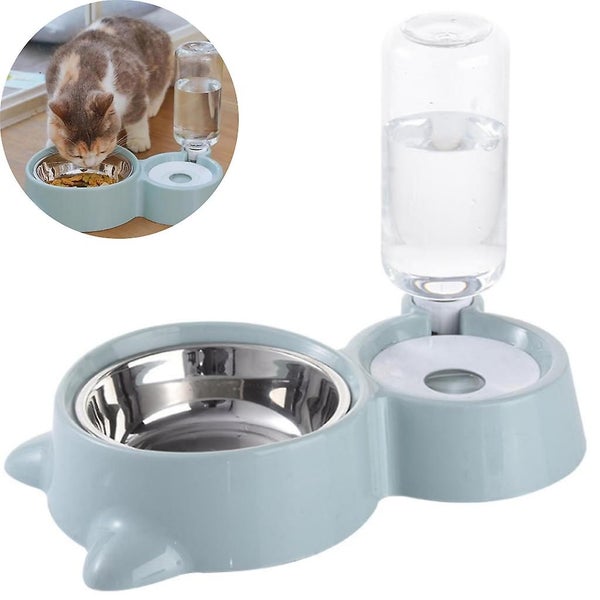 Pet Automatic Feeder Detachable Stainless Steel Bowl Automatic Water Dispenser Carousel 1