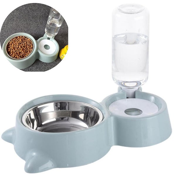 Pet Automatic Feeder Detachable Stainless Steel Bowl Automatic Water Dispenser Carousel 2