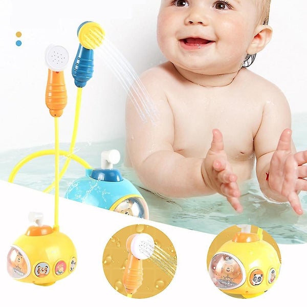Cartoon Submarine Shower Toy Bath Toys Sealed Waterproof Electric Shower Soft R Carousel 2