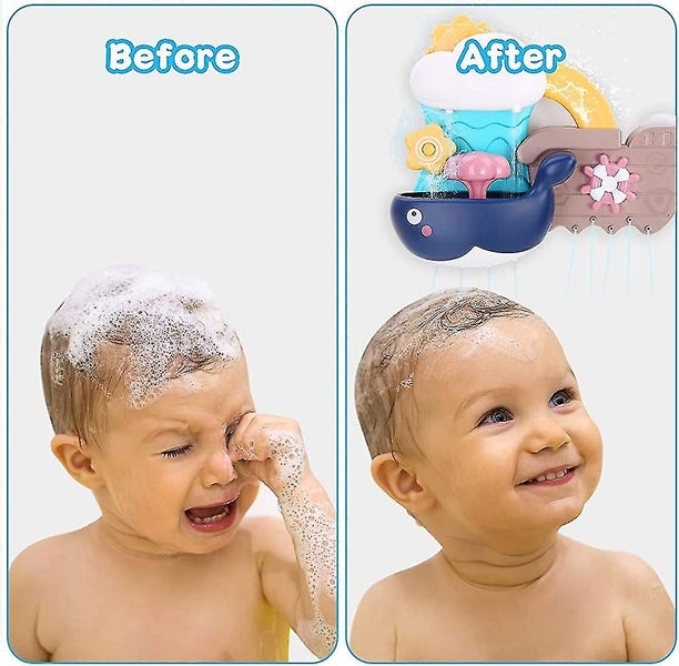 Children's Bath Toys Baby Bath Toys Shower-style Soothing Interactive Cartoon W Carousel 5