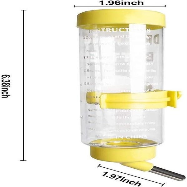 Non-drip Small Animal Water Bottles 2 Pcs Suitable For Small Pets Rabbits Ferre Carousel 2