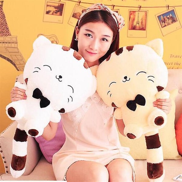25cm Cute Kawaii Cat With Bow Plush Dolls Toys Gift Stuffed Soft Doll Cushion S Carousel 5