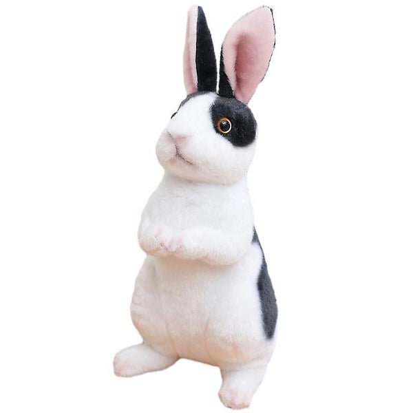 Rabbit Doll 9.45inch Cute Simulation Little Rabbit Plush Toy Little White Rabbi Carousel 1