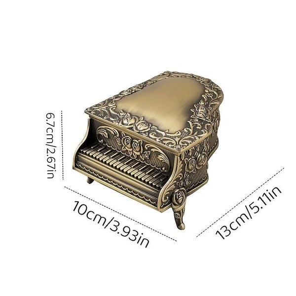 Desktop Jewelry Storage Box Large Capacity Jewelry Box Metal Crafts Ornaments Carousel 2