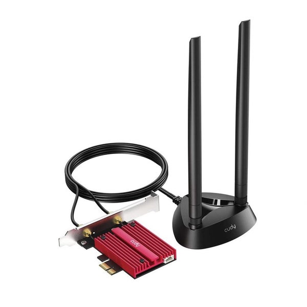 Cudy WE4000 AX5400 Wi-Fi 6E Bluetooth 5.2 PCIe Adapter Carousel 1