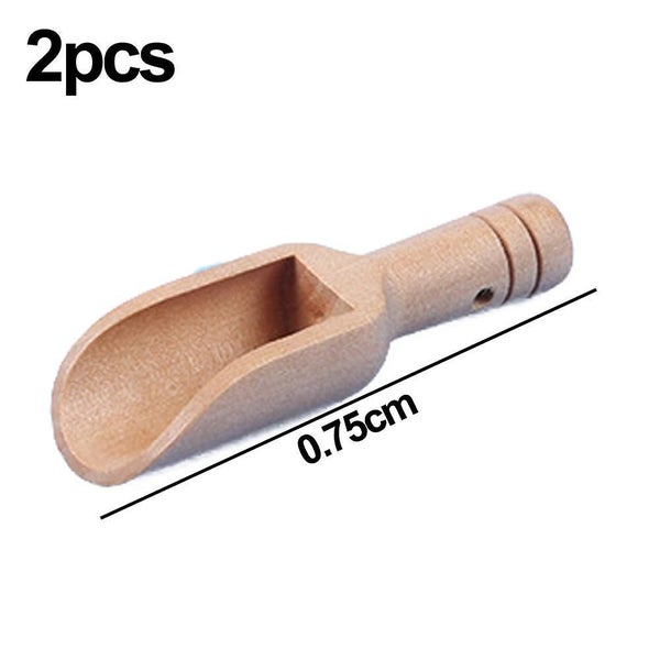 Wooden Scoop Beech Wood Scoop For Flour Bath Salt Sugar Cereal Coffee A Carousel 2