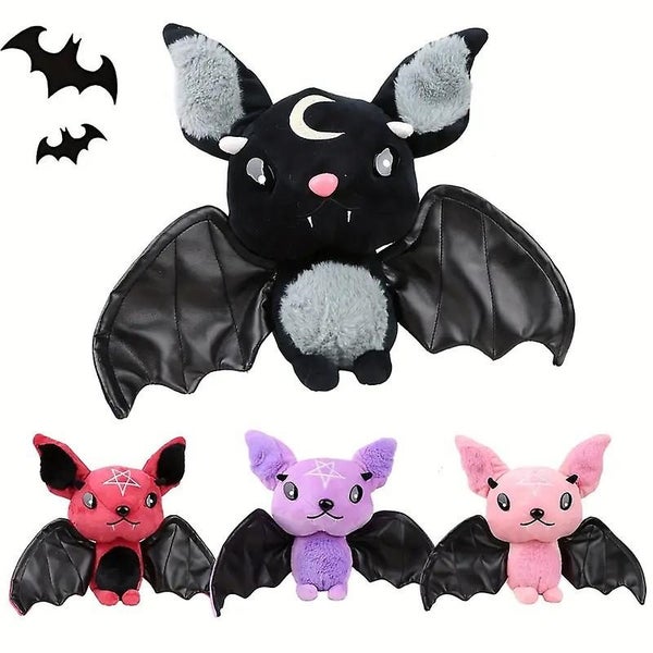 11.8inch Cute Black Dark Evil Monsters Vampire Bat Plush Toys Trick Doll Hallow Carousel 1