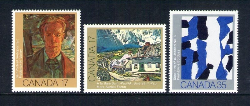 Canada - 1981 Paintings Set (3) - UHM - 1010/2 Carousel 1