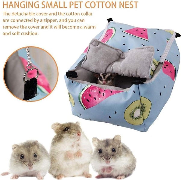 Winter Pets Warm Guinea Pig Rabbit Hedgehog Bed Squirrel Hamster Hanging Cave C Carousel 2