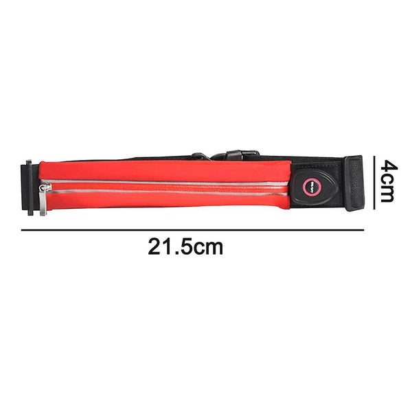 Led Reflective Running Bag With Usb Rechargeable Light Reflective Running Gear Carousel 2