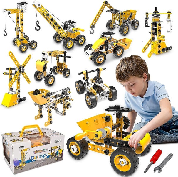 Educational Building Toys Construction Vehicle Toy Stem Learning Kit Constructi Carousel 1