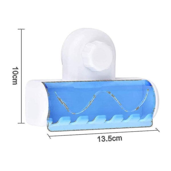 Suction Cup Toothbrush Holder Transparent With Cover Dustproof Washing Rack Too Carousel 5