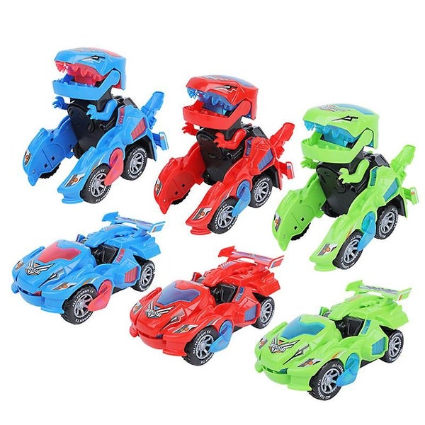 Deformed Dinosaur Car Toy Deformed Dinosaur Car Automatic Car With Music And Le Carousel 2