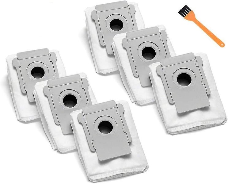 6 Pack Replacement Dust Bag Parts Compatible Compatible With Irobot Roomba I7 I Carousel 1